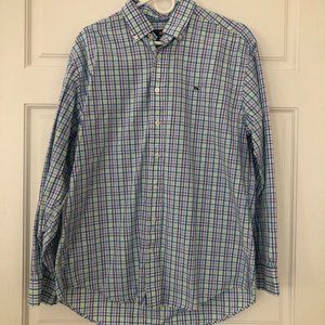 Vineyard Vines Plaid Whale Shirt | Sz M